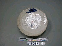 藏品(印花鶴紋圓盤)的圖片